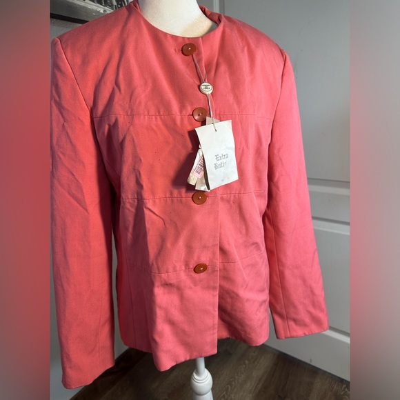 Coral blazer nichola designed in Italy size 12 - Picture 6 of 13